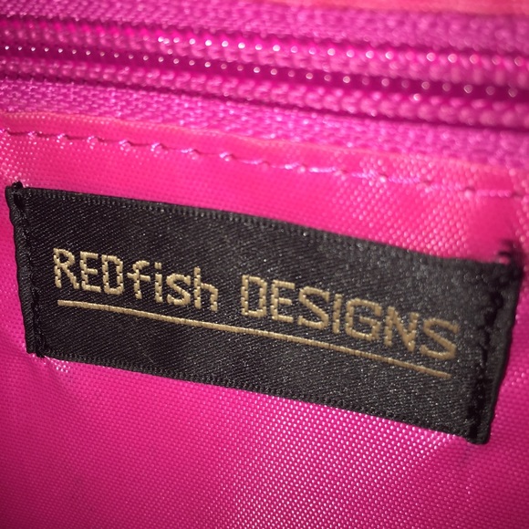 Pink Woven Straw Floral Tote by Redfish Designs - Picture 6 of 8